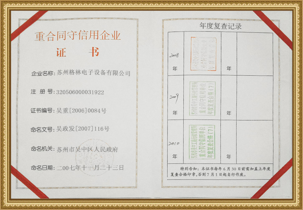 榮譽資質(zhì)